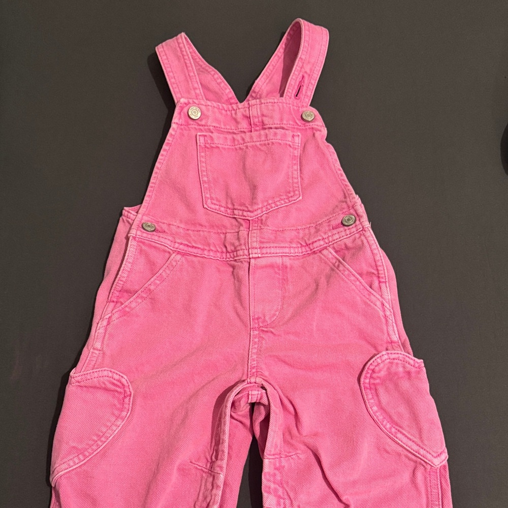 GAP Bright Pink Kids Overalls